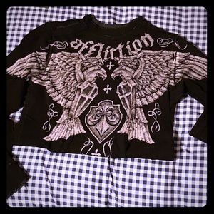 Mens reversible long sleeve